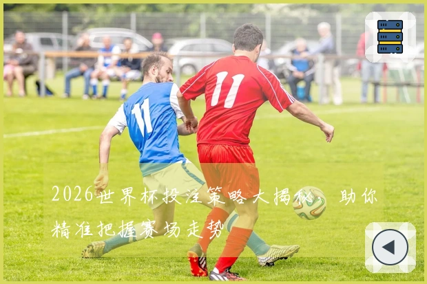 2026世界杯投注策略大揭秘，助你精准把握赛场走势